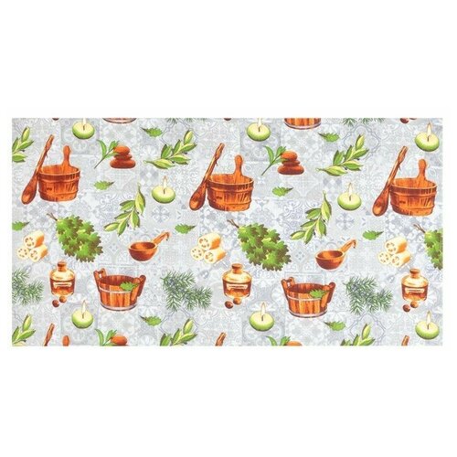 Полотенце банное Баня 80х150 см, хлопок