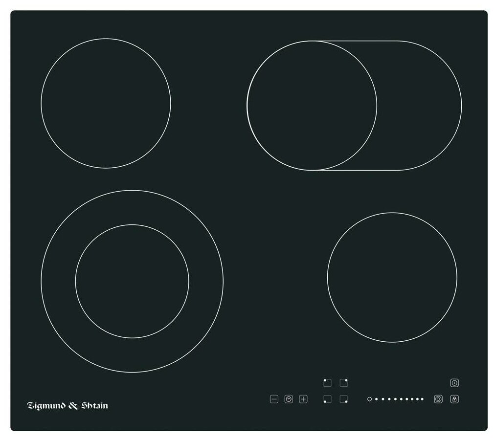 Встраиваемая электрическая варочная панель Zigmund & Shtain CN 40.6 B - фотография № 1