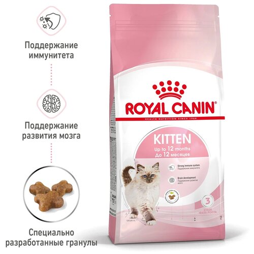 Royal Canin Kitten питание для котят в возрасте от 4 до 12 месяцев 4 кг
