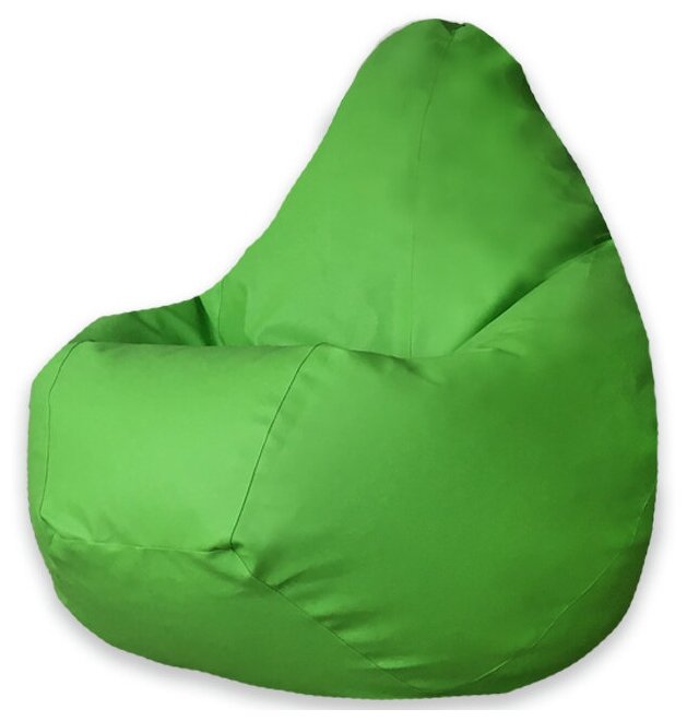 Dreambag Кресло Мешок Груша Зеленая ЭкоКожа (L, Классический)