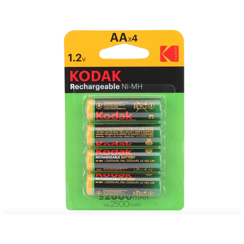 Аккумулятор АА R6 Kodak ( 2600mAh ) 4 шт. аккумулятор аа r6 kodak 2600mah 2 шт