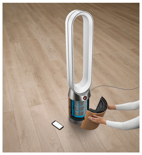 Очиститель воздуха Dyson Purifier cool formaldehyde pro (TP09), white/gold - фотография № 5