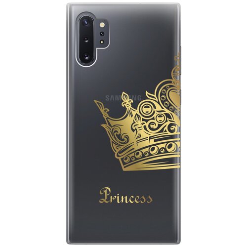 Силиконовый чехол с принтом True Princess для Samsung Galaxy Note 10+ / Самсунг Ноут 10+ силиконовый чехол с принтом true king для samsung galaxy note 10 самсунг ноут 10