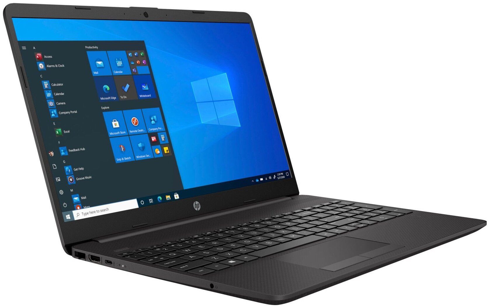 156 Ноутбук HP 250 G8 2W9A5EAACB Intel Core i3-1115G4 30 ГГц RAM 8 ГБ SSD 256 ГБ Intel HD Graphics Windows Pro 2W9A5EA темно-серый