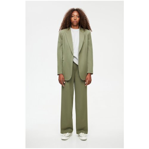 Брюки - трубы SHI-SHI (48, осока)