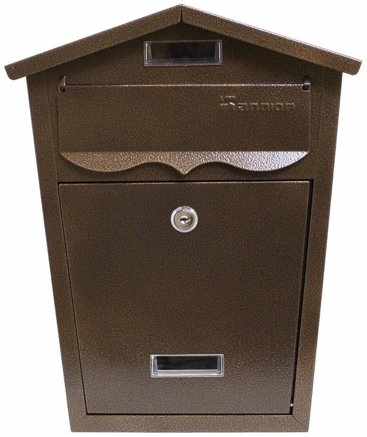 Почтовый ящик с замком уличный металлический для дома Аллюр №11 - фотография № 7