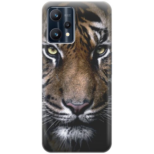 Силиконовый чехол Тигр на Realme 9 Pro / Рилми 9 Про силиконовый чехол на realme 9 pro реалми 9 про тигр в джунглях 2