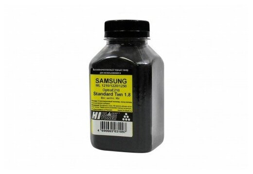 Тонер Hi-Black для Samsung ML-1210/1220/1250/OptraE210, Standard, Тип 1.8, Bk, 85 г, банка