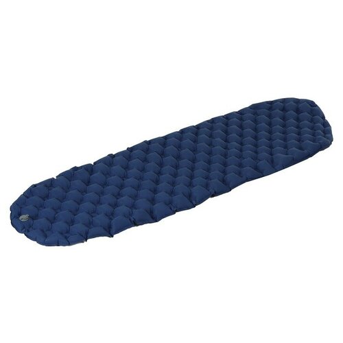 Коврик для кемпинга, надувной, р. 190 х 58 х 5 см, цвет синий