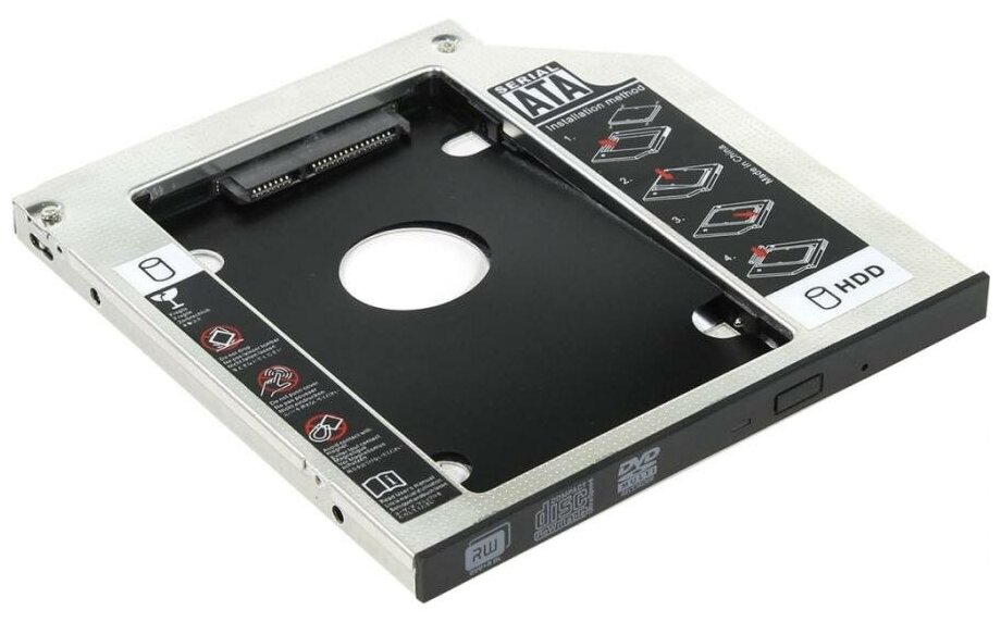 ORIENT UHD-2SC9, Шасси для 2.5” SATA HDD для установки в SATA отсек оптического привода ноутбука 9.5 мм