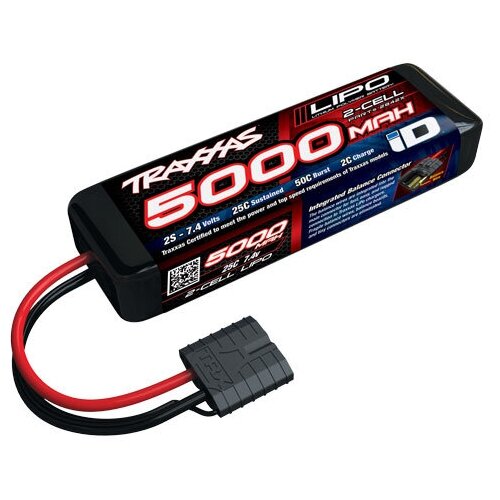 Аккумулятор 5000mAh 7.4v 2-Cell 25C LiPo Battery TRAXXAS TRA2842X