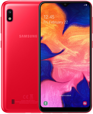 Смартфон Samsung Galaxy A10 2/32 ГБ, Dual nano SIM, красный
