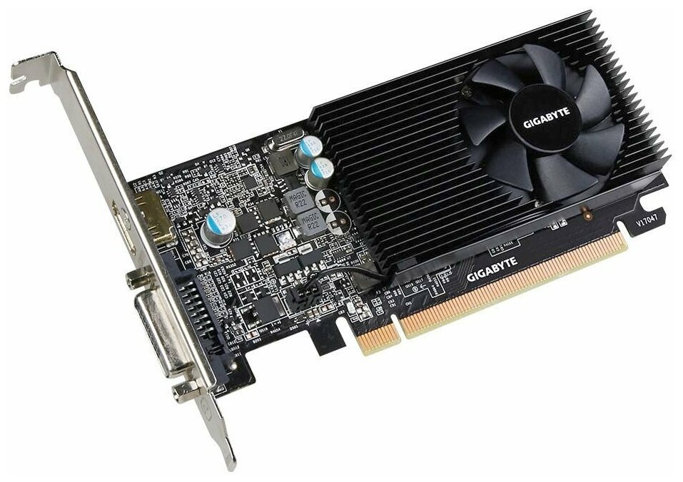 Видеокарта nVidia GeForce GT1030 Gigabyte PCI-E 2048Mb (GV-N1030D5-2GL)