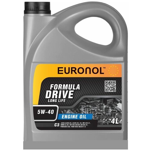 Моторное масло EURONOL DRIVE FORMULA LL 5w-40 С3 4L