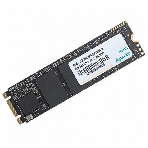 Жесткий диск SSD Apacer M2 2280 480GB Apacer AS2280P4 Client SSD 366300₽