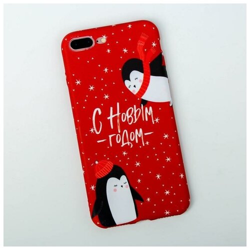 Чехол для телефона «Пингвинчики» на iPhone 7 8 plus