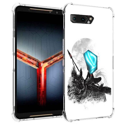 Чехол задняя-панель-накладка-бампер MyPads мононоке для Asus ROG Phone 2 ZS660KL противоударный