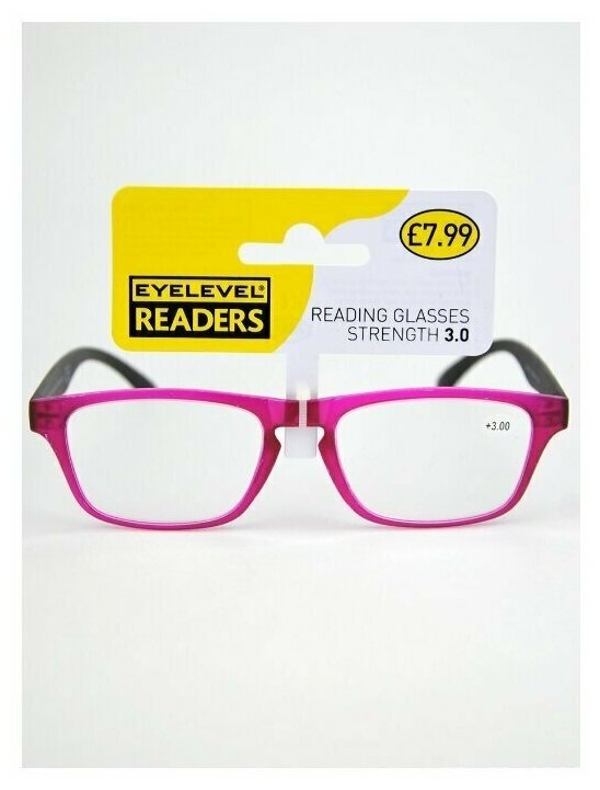 Готовые очки для чтения EYELEVEL OPERA PINK Readers +30