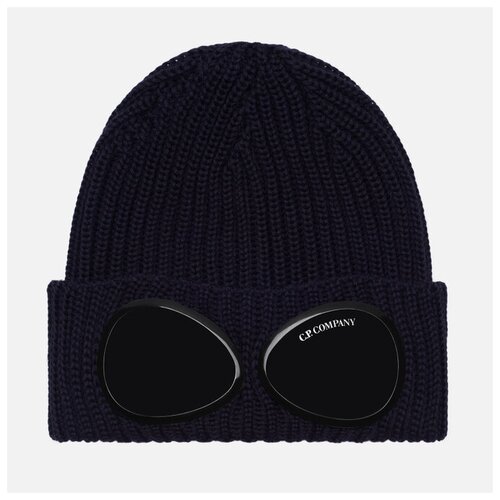 Шапка C.P. Company Extra Fine Merino Wool Goggle Beanie синий , Размер ONE SIZE