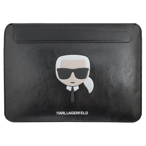 Чехол-папка Lagerfeld Ikonik Karl Sleeve для ноутбуков 13-14 дюймов, черный