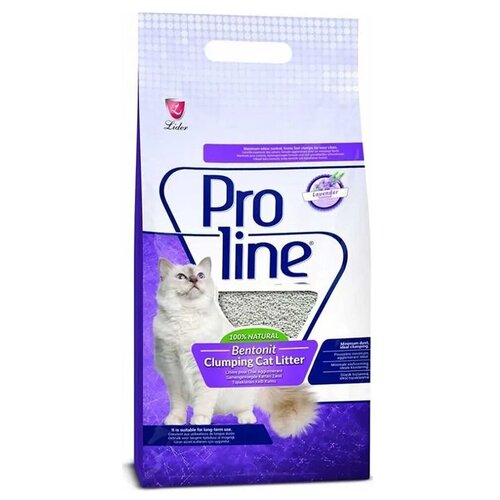 Пролайн Lavender Наполнитель д/кошек с ароматом лаванды 5л .