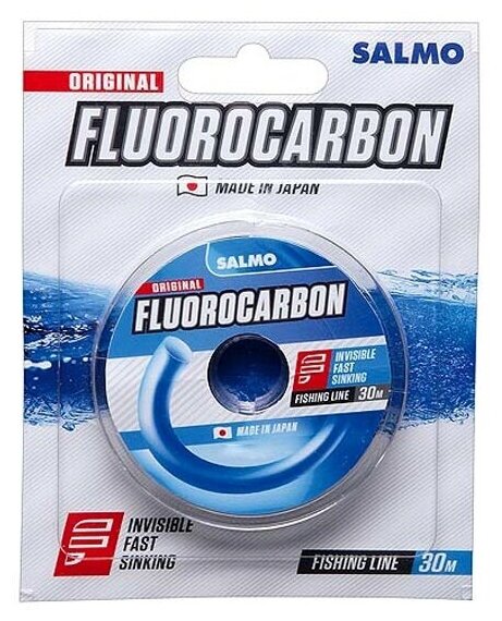 Флюорокарбон Salmo FLUOROCARBON 030/010, 30м 0,16мм, 1,9кг