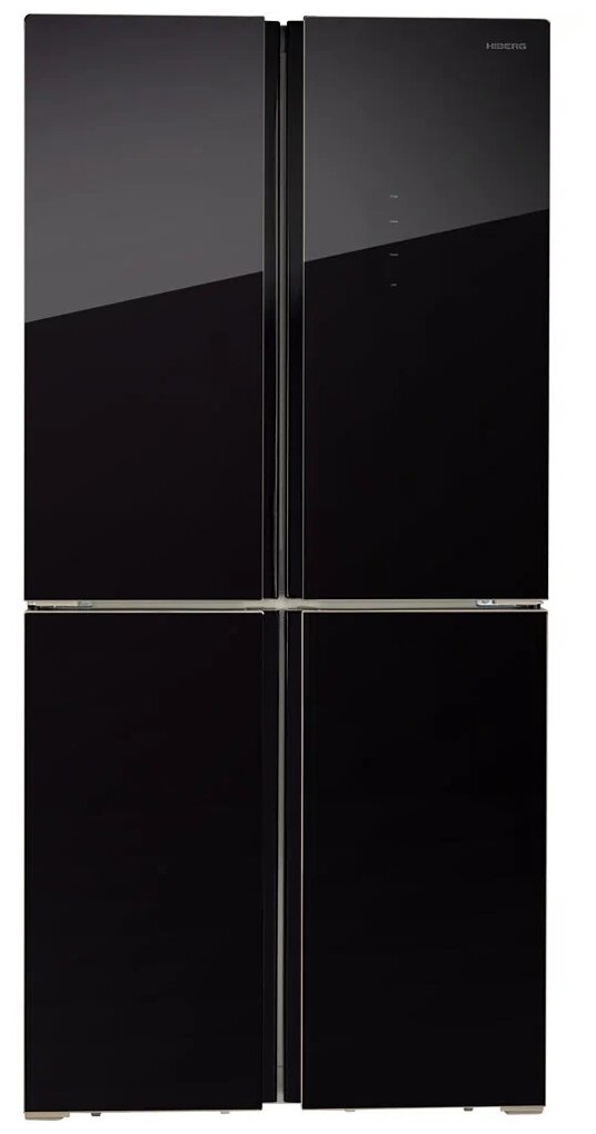 Холодильник HIBERG RFQ-490DX NFGB inverter, черный