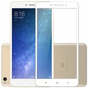 Защитное стекло 5D Glass Pro для Xiaomi Mi Max 2 белое