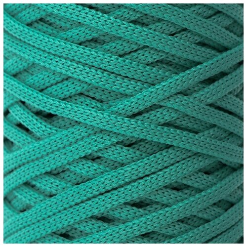 Шнур для вязания Классика 100% полиэфир 3мм 100м (170 бирюзовый) микс шнур для рукоделия полиэфирный шнур для вязания круглый 3мм набор 1кг цвет аквамарин