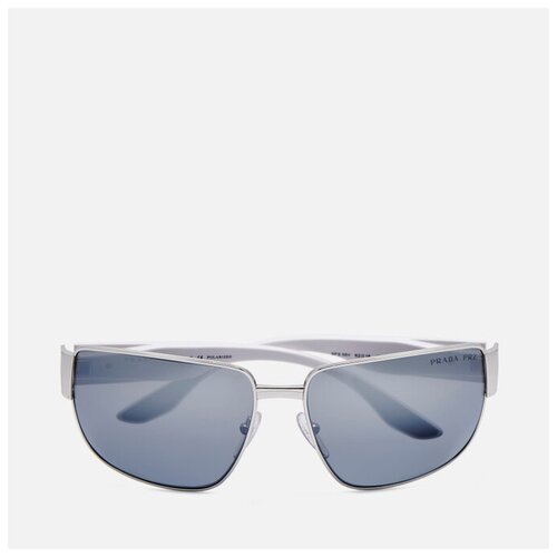Солнцезащитные очки Prada Linea Rossa 56VS 1BC05G Polarized серебряный , Размер 62mm