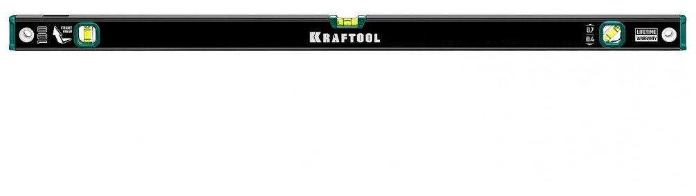 Kraftool 1000 мм, уровень с зеркальным глазком(34781-100) - фотография № 4