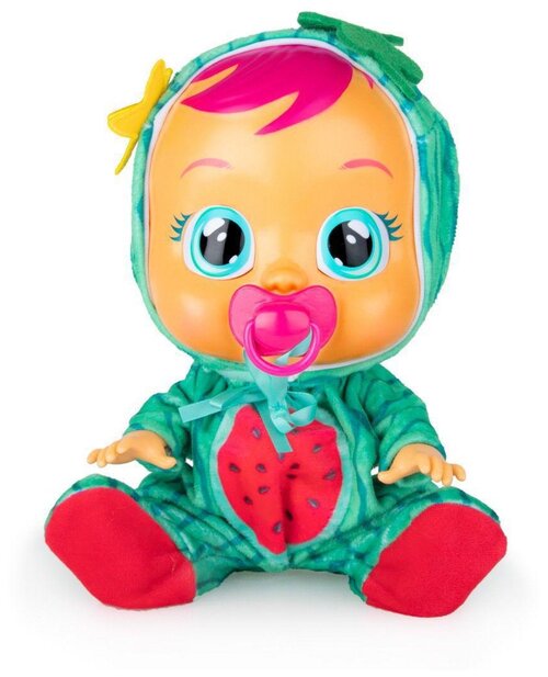 Интерактивная кукла IMC Toys Cry Babies Tutti Frutti, плачущий младенец Mel, 30 см, 93805