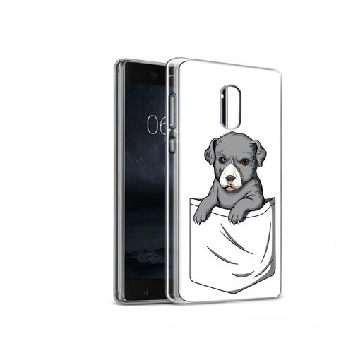 Чехол задняя-панель-накладка-бампер MyPads собачка в кармане для Nokia 8 противоударный чехол mypads собачка в кармане для nokia g11 plus задняя панель накладка бампер