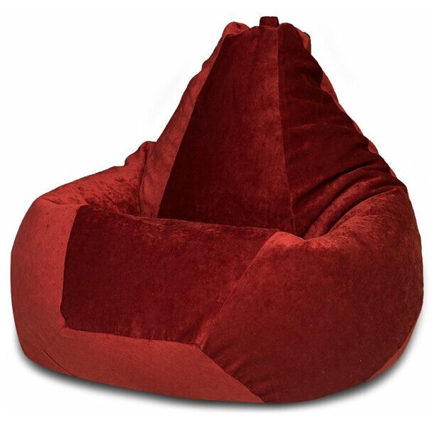 Dreambag Кресло Мешок Груша Бордовый Микровельвет (XL, Классический)