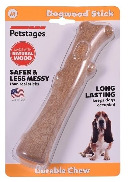 Petstages игрушка для собак Dogwood палочка деревянная 16 см малая - фото №9