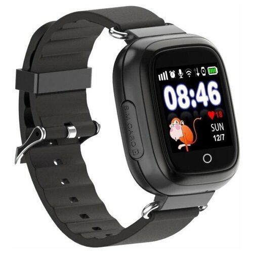 Детские умные часы Smart Baby Watch с GPS Q90 (Черный)