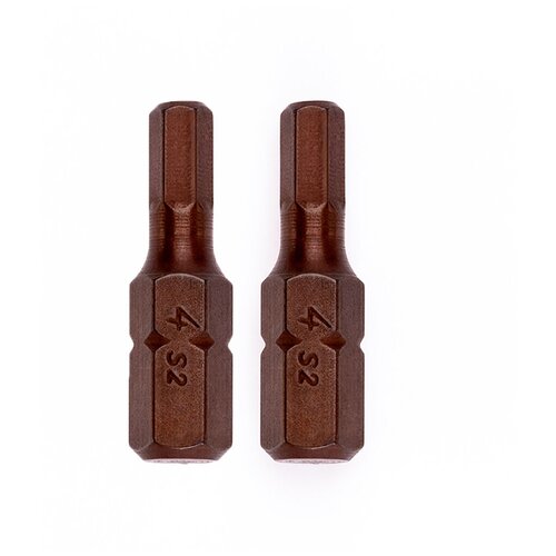 Бита магнитная H4 x 25 мм Mr.Logo, Сталь - S2, арт. A025H4-2, 2 шт.