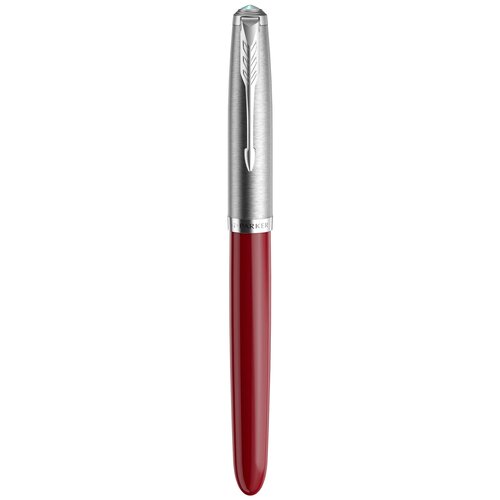 Ручка перьевая Parker 51 Core (2123496), Burgundy F, сталь нержавеющая