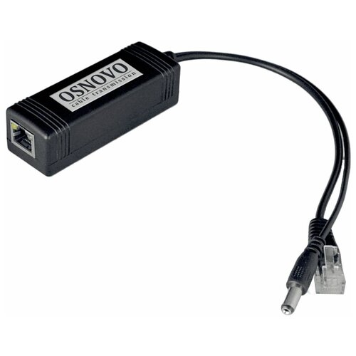 Адаптер OSNOVO PoE-сплиттер Fast Ethernet orient sap 48poe 1a poe injector вх ac110 240v вых poe 48v 1a