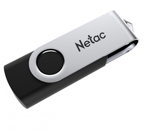 USB флешка Netac U505 64Gb silver/black USB 2.0 (NT03U505N-064G-20BK)