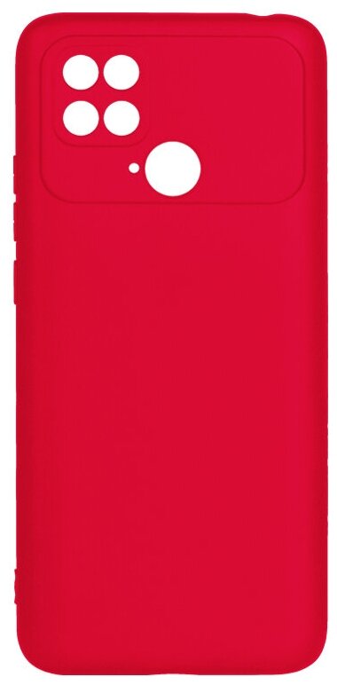 Чехол DF для Poco C40 Silicone Red poCase-08