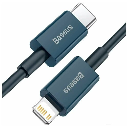 Аксессуар Baseus Superior Series Fast Charging Data Cable Type-C - Lightning PD 20W 1m Blue CATLYS-A03 аксессуар baseus superior series fast charging data cable type c lightning pd 20w 1m blue catlys a03