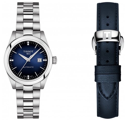 Наручные часы TISSOT T-Classic, синий, серебряный