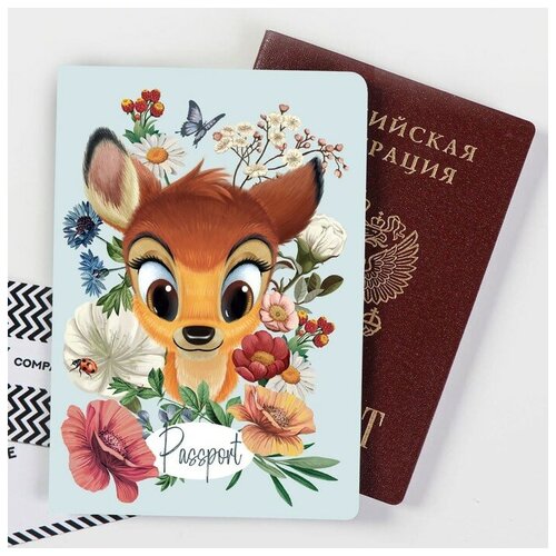Обложка для паспорта Disney, мультиколор