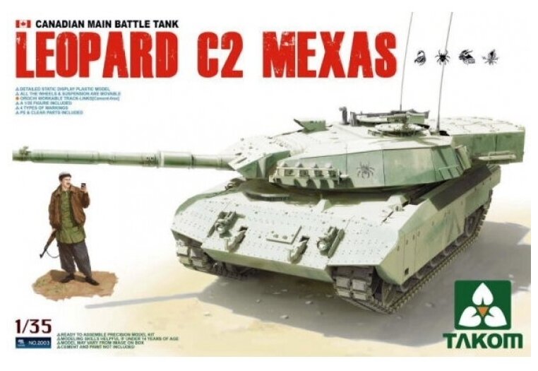 Canadian Main Battle Tank Leopard C2 Mexas 1:35 2003