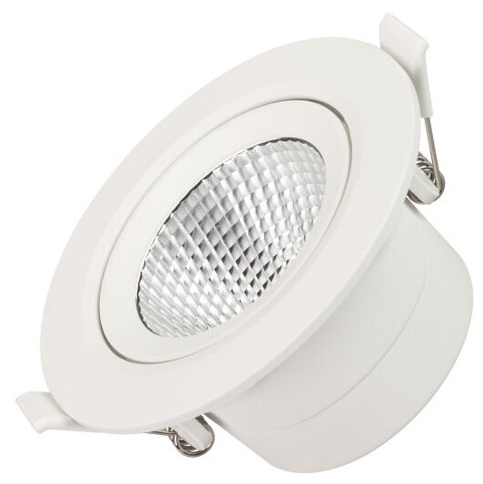 Светильник LTD-POLAR-TURN-R105-10W Warm3000 (WH, 36 deg, 230V) (Arlight, IP20 Пластик, 3 года)