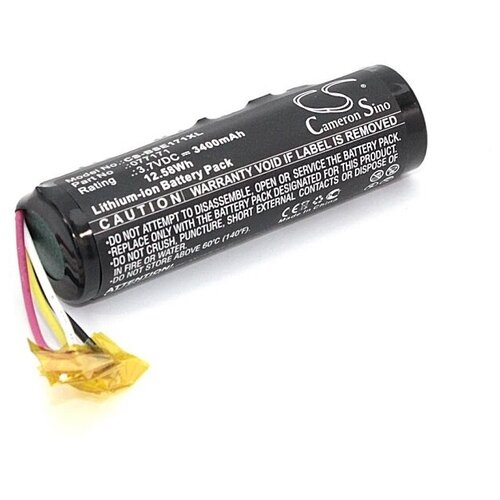 Аккумуляторная батарея (АКБ) CameronSino CS-BSE171XL для беспроводной музыкальной колонки Bose SoundLink Micro, 3.7В, 3400мАч, Li-ion, черный