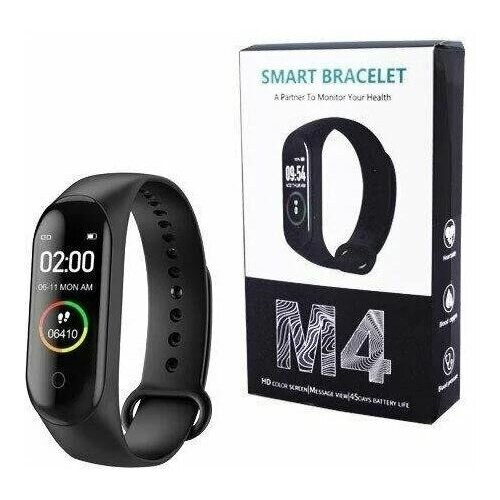 Фитнес браслет Smart Bracelet M4 (черный)