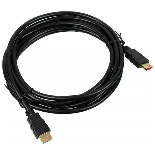 Кабель HDMI-HDMI (m) 3м. BURO HDMI 1.4 Позолоченные контакты черный (BHP HDMI V1.4 3M LOCK) кабель buro hdmi 1 4 hdmi m hdmi m v1 4 3м черный