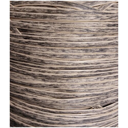 Ротанг искусственный ROTANGOV, ротанг для плетения Полумесяц 5кг 7мм, цвет Бразильский орех